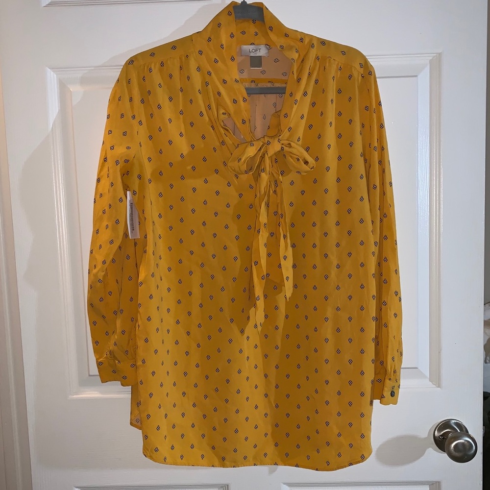 Mustard blouse